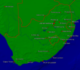 South Africa Towns + Borders 800x701
